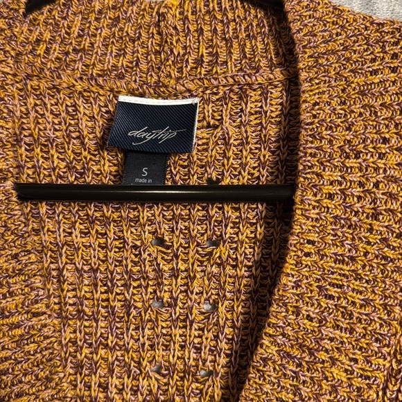 Daytrip cardigan sweater size small oversized button up casual 100% cotton comfy - Picture 2 of 15